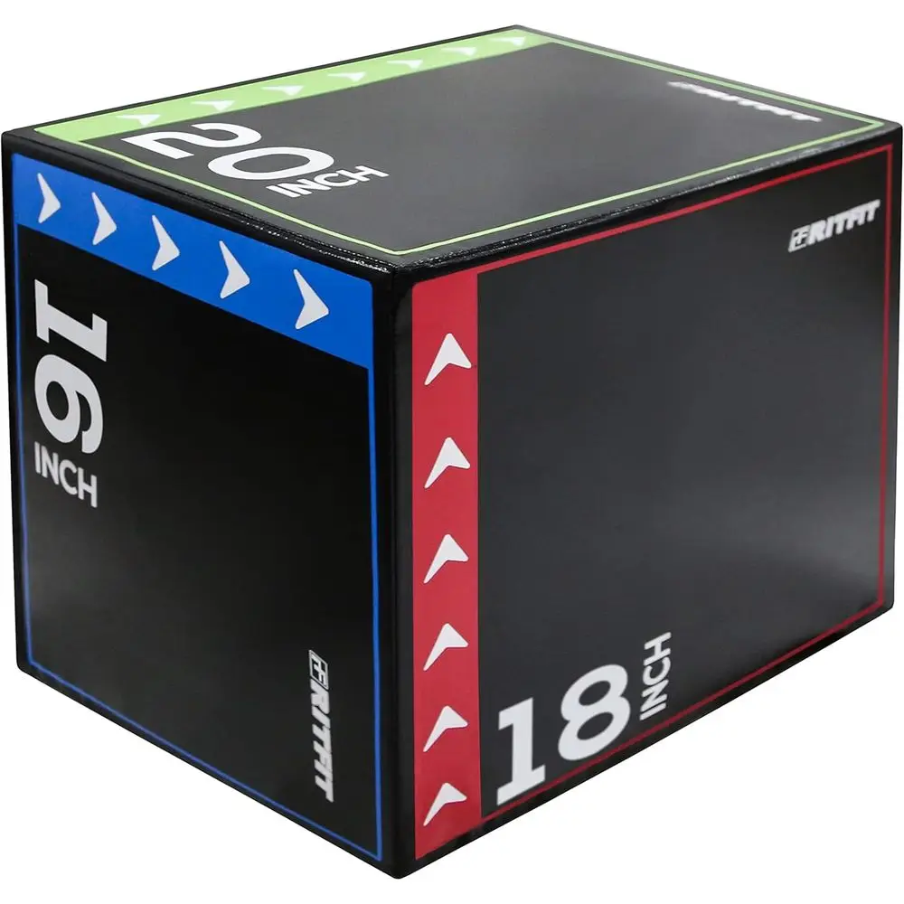 Home Gym Jump Box - Zestaw skrzyń plyometrycznych 3 w 1