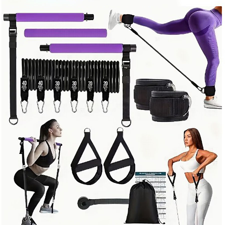 Home Gym Outfit - Zestaw do ćwiczeń z taśmami oporowymi