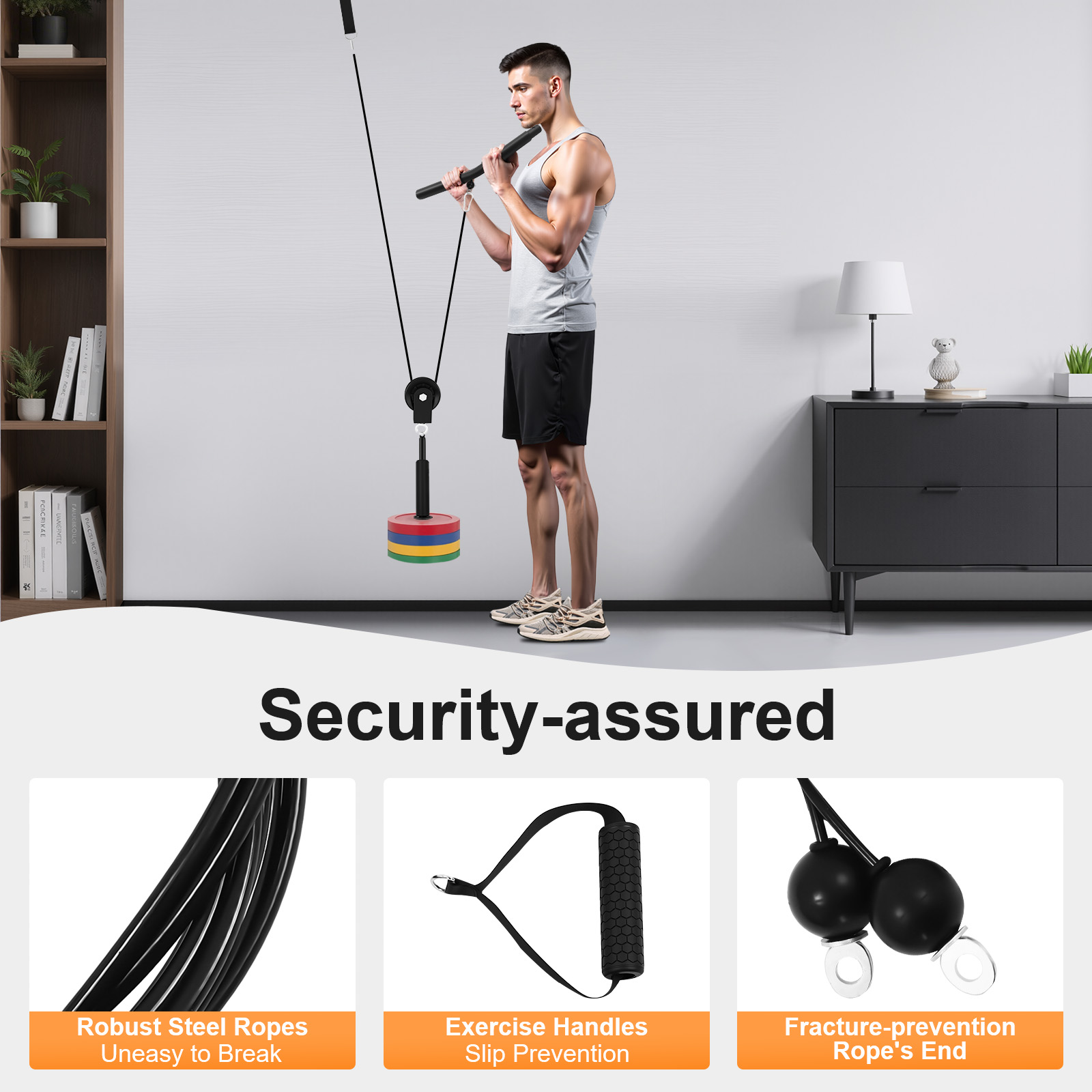 Home Gym Cable - System do ćwiczeń z linką 120