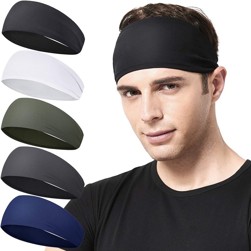 Home Gym Aesthetic - Unisexowa elastyczna opaska sportowa pochłaniająca pot