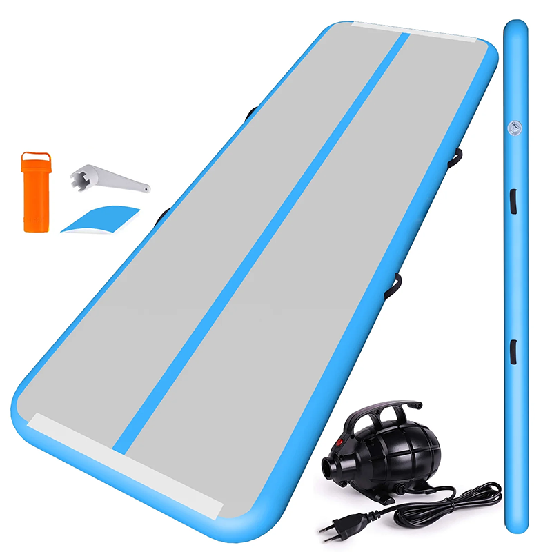 Home Gym Outfit - 3-metrowa dmuchana mata gimnastyczna Air Track,