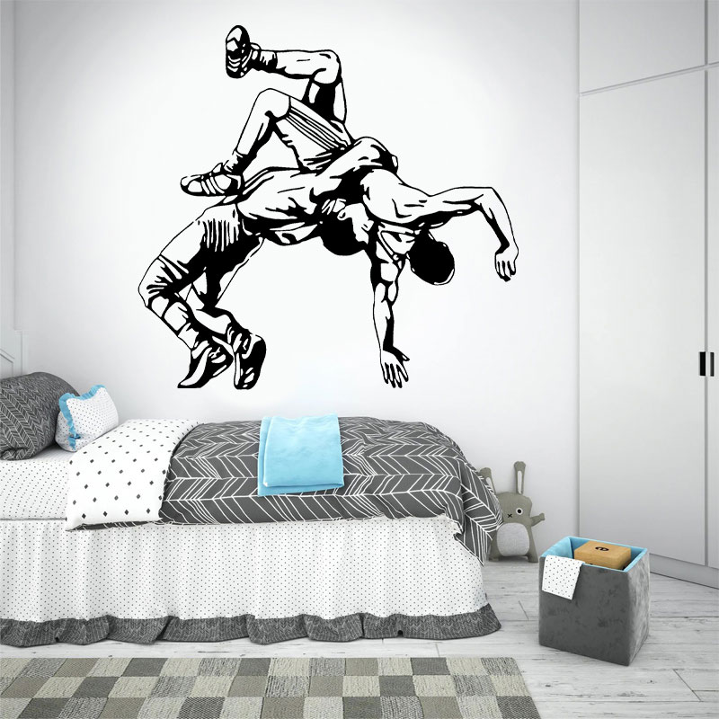 Wrestling Throw Naklejki ścien – Home Gym Aesthetic recenzja i cena