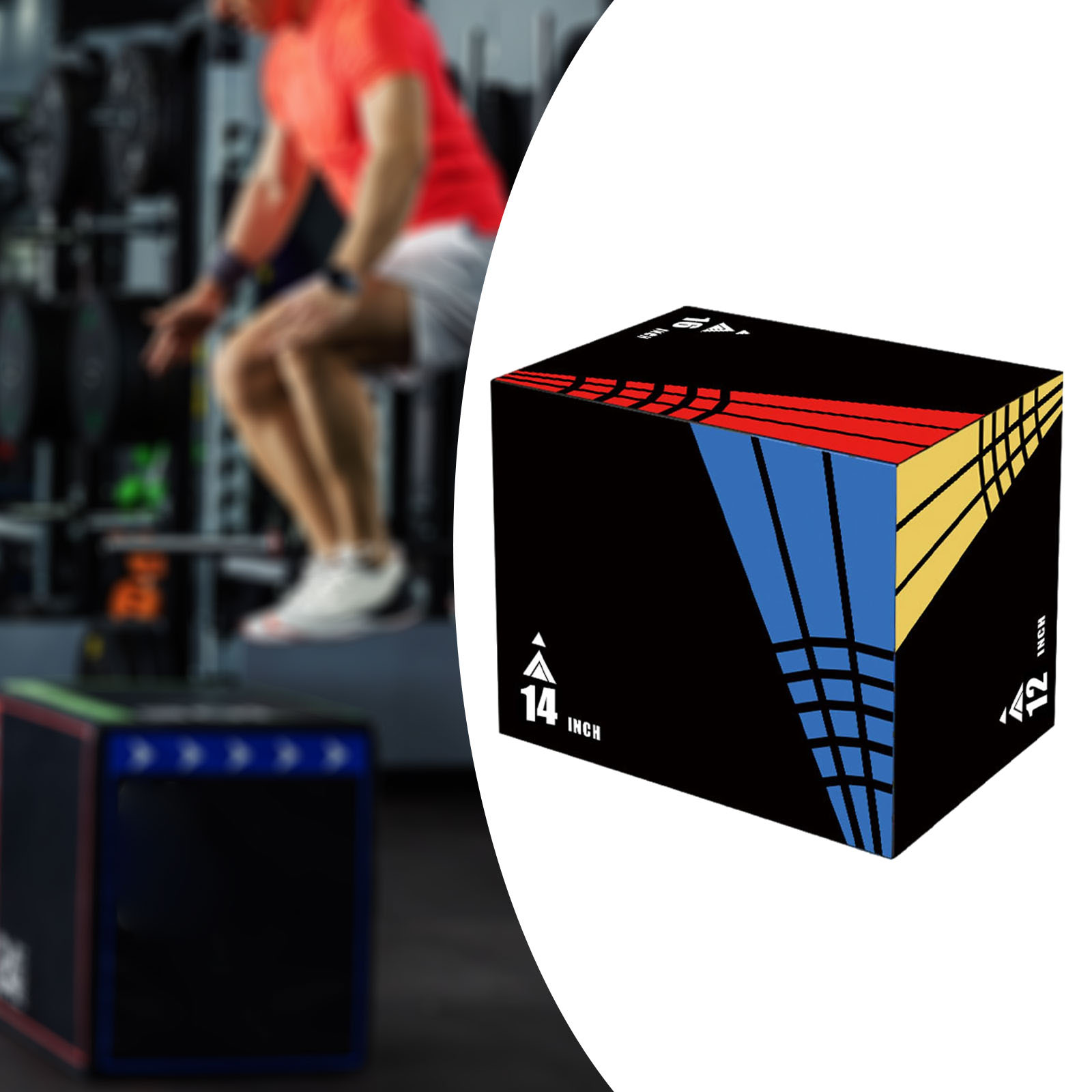 Pudełko do skakania 3 w 1, pud – Home Gym Online recenzja i cena