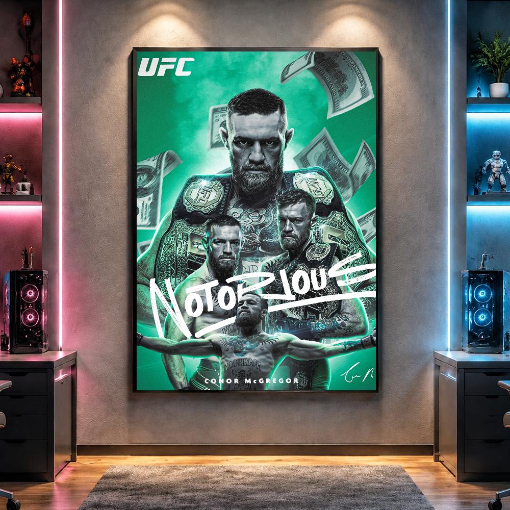 Plakat z wizerunkiem wojownika – Home Gym Icon recenzja i cena