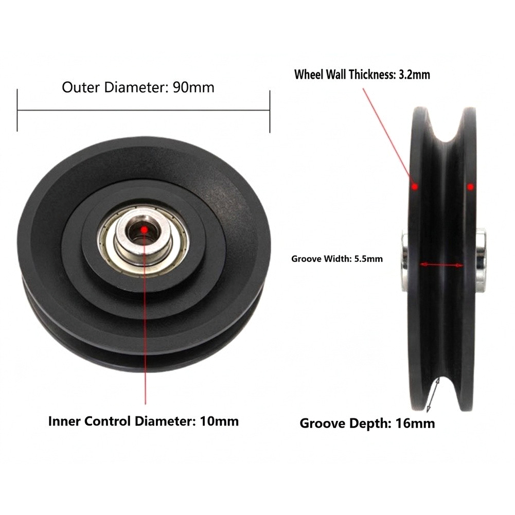 2 szt. nylonowych cichych kółe – Home Gym Cable recenzja i cena