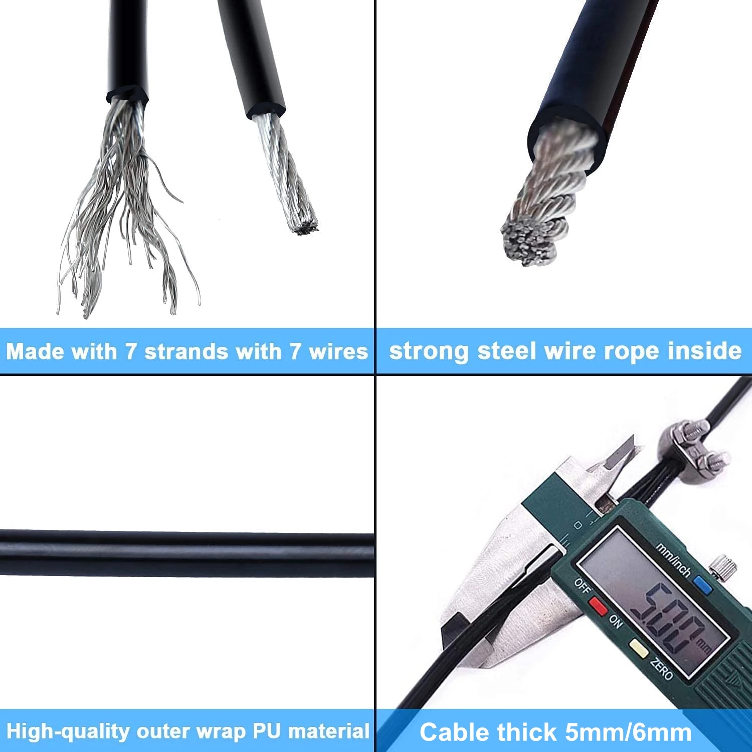 100 Metrów 4/5/6mm Gruba Domow – Home Gym Cable recenzja i cena