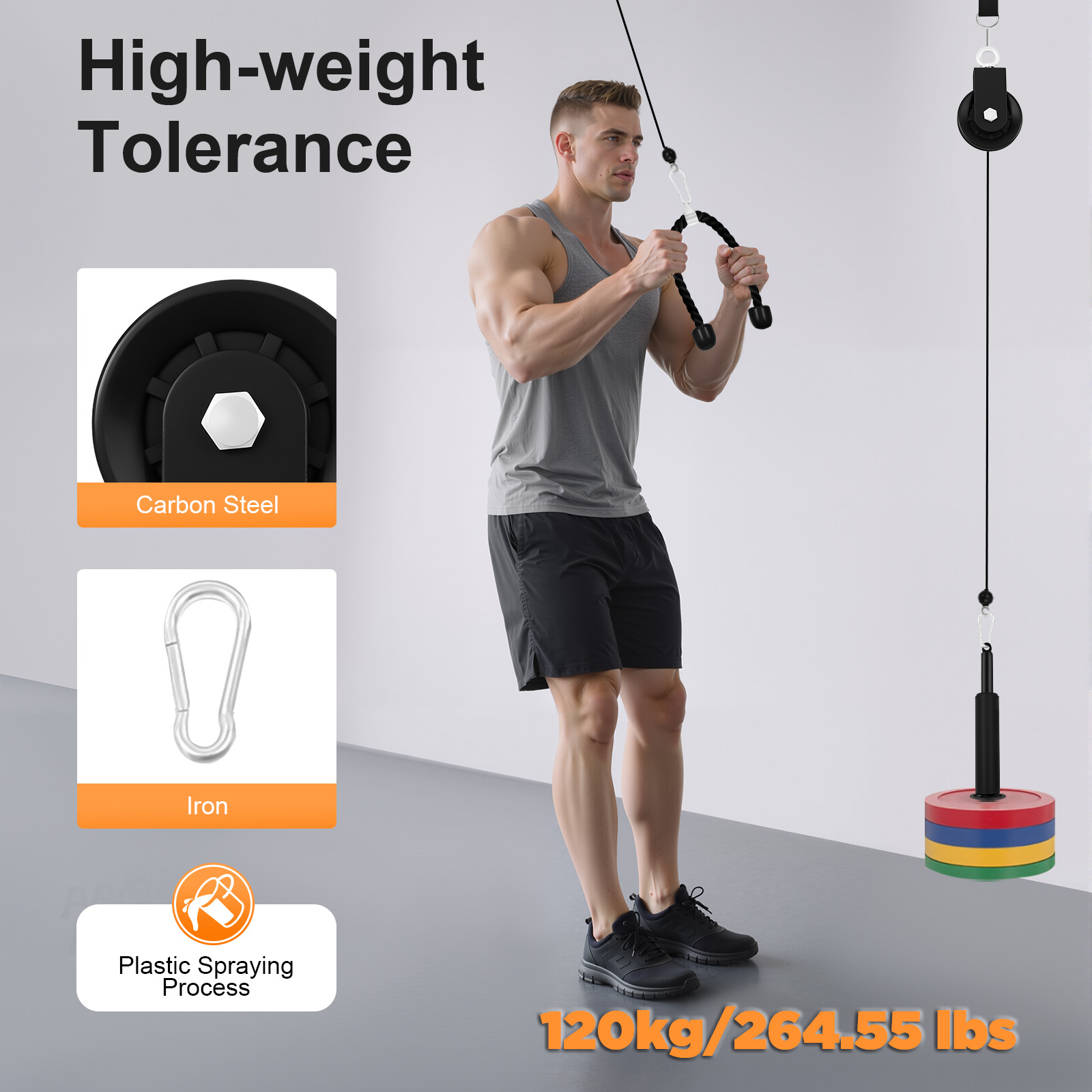 System do ćwiczeń z linką 120  – Home Gym Cable recenzja i cena