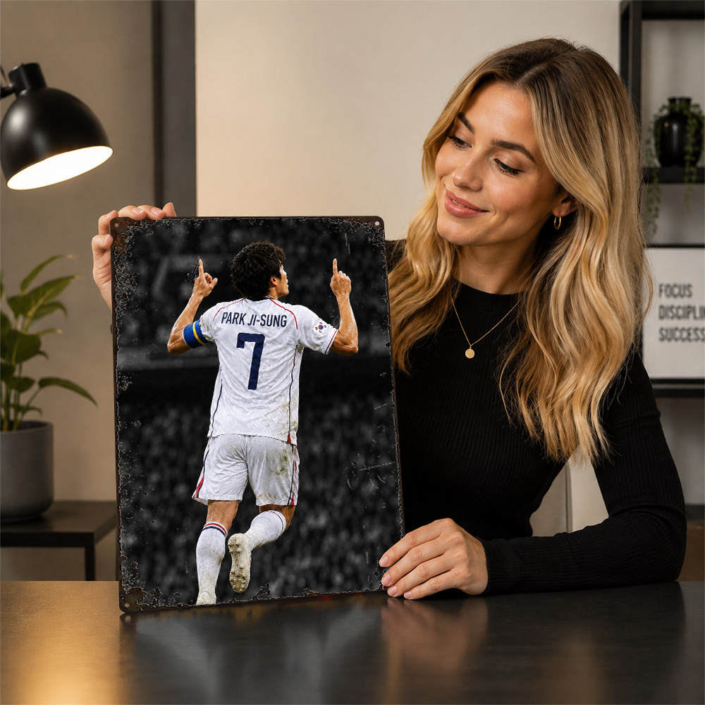 Aluminiowy plakat piłkarski Pa – Home Gym Icon recenzja i cena