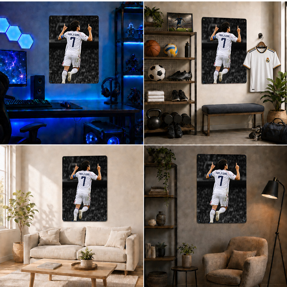 Aluminiowy plakat piłkarski Pa – Home Gym Icon recenzja i cena
